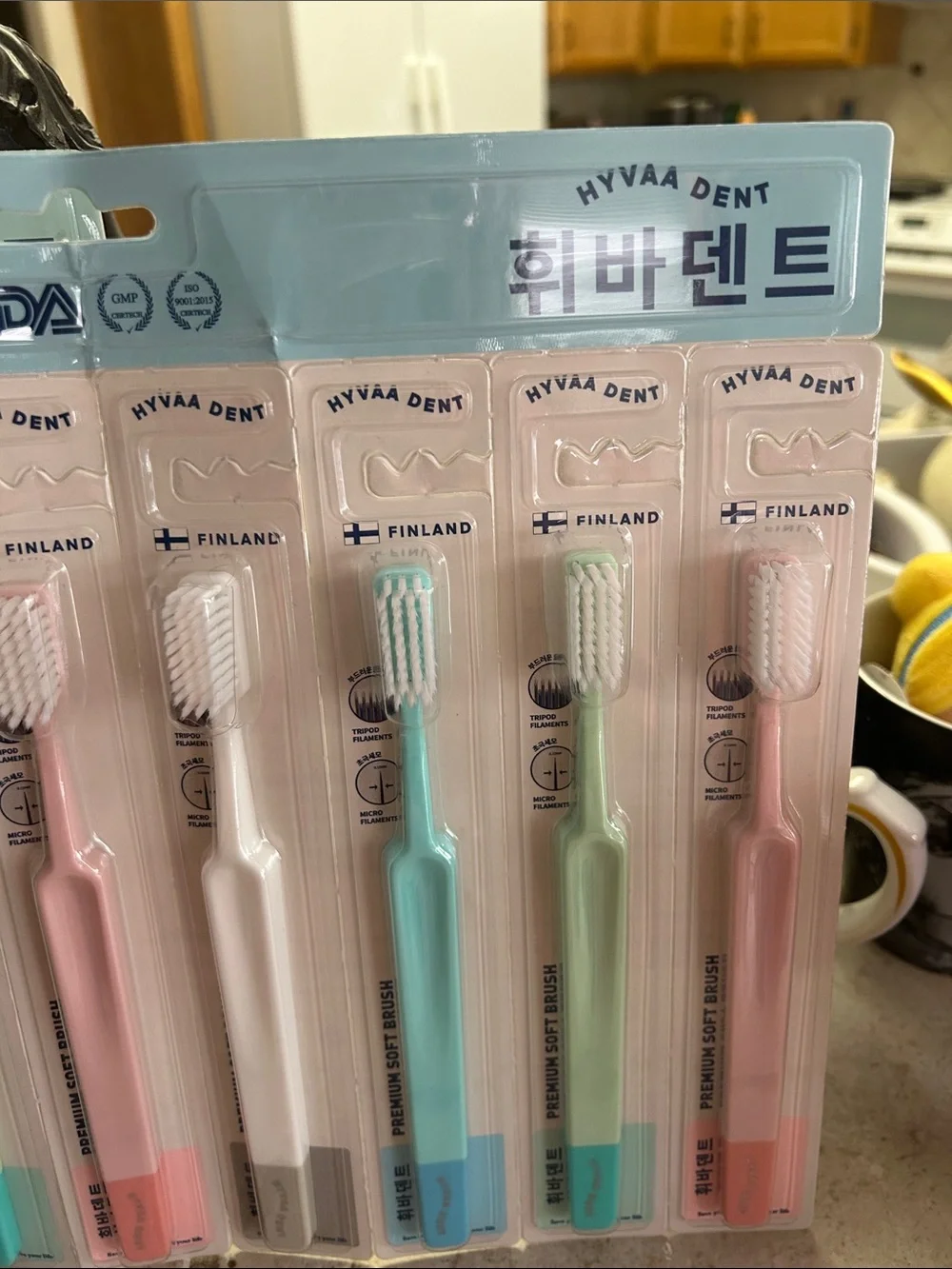 Premium Soft Brush Toothbrushes - Pastel Multi-Color Set 2 Sets Of 8